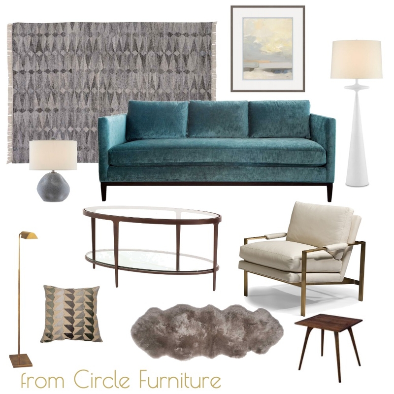 Circle Furniture 1/1 Mood Board by Studio 333 on Style Sourcebook