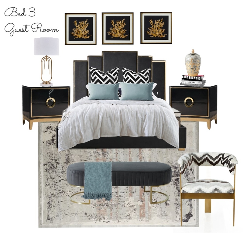 bedroom 3 -ff Mood Board by Megha on Style Sourcebook