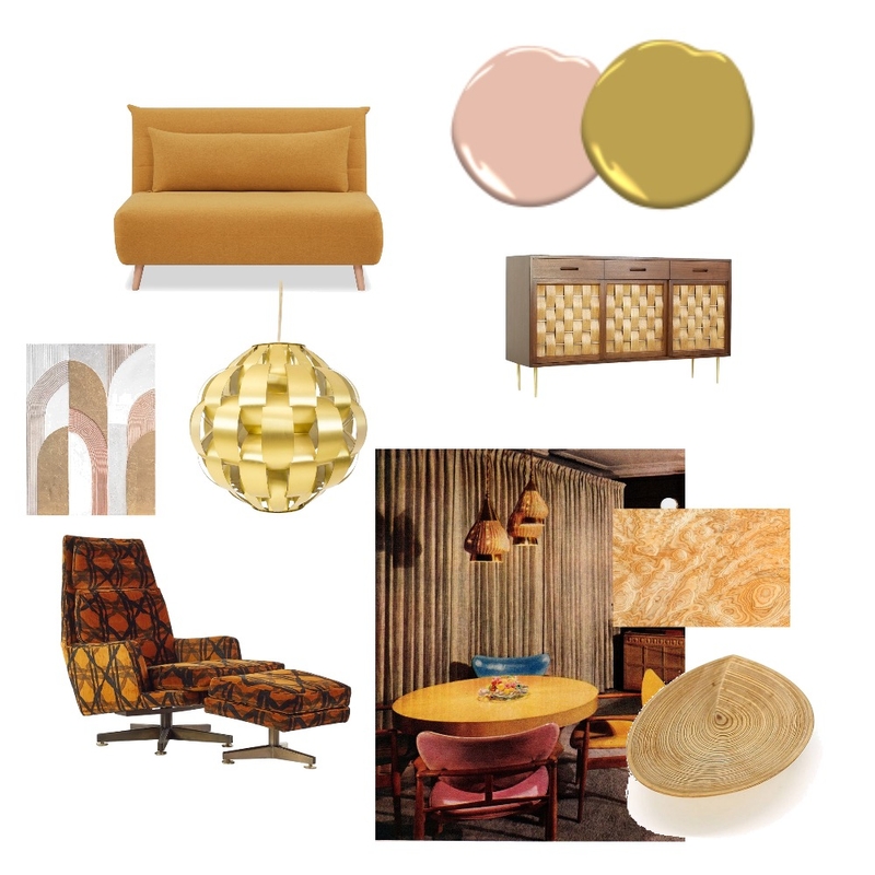 Mid Century Modern Mood Board by JeanieP on Style Sourcebook