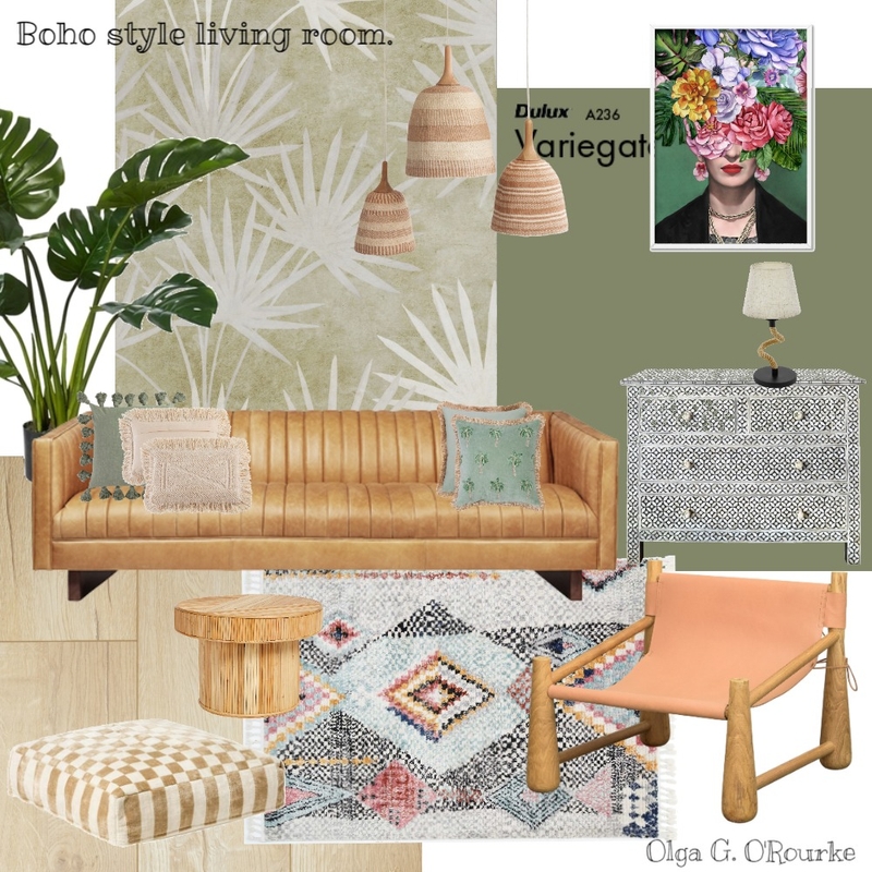 Boho style Mood Board by Olga G. O'Rourke on Style Sourcebook