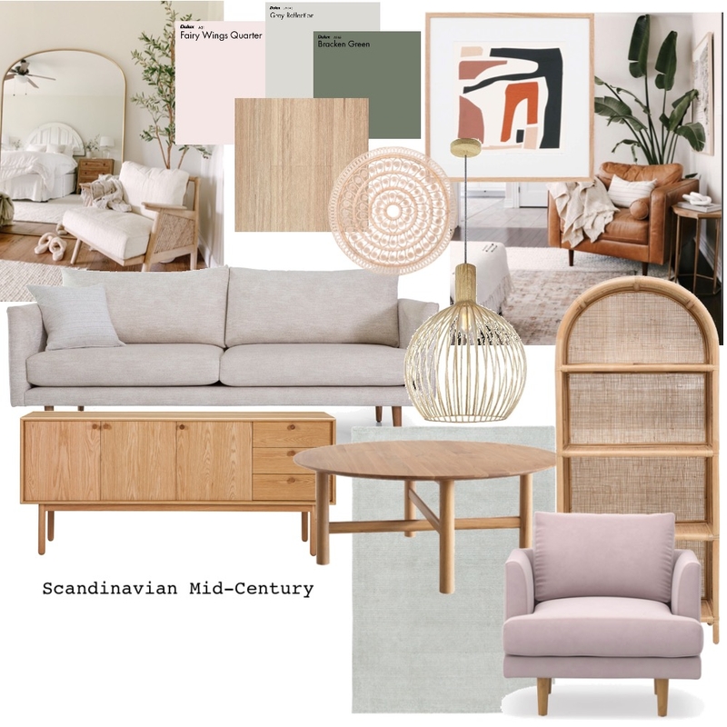 Mid-Century Scandinavian Mood Board by Hamilton Interiors on Style Sourcebook