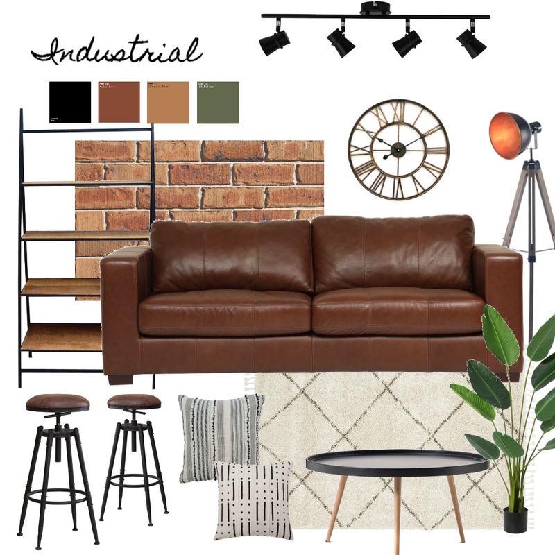 Indistrial Mood Board by Vaidehi on Style Sourcebook