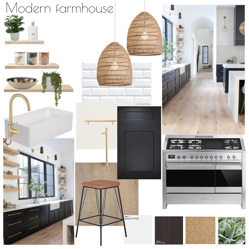 Modern Farmhouse Kitchen Mood Board by Marili Swanepoel on Style Sourcebook
