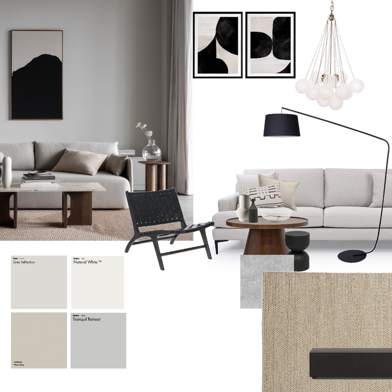 Mod 3 - Contemporary Living Room Mood Board by Aelea Atelier on Style Sourcebook