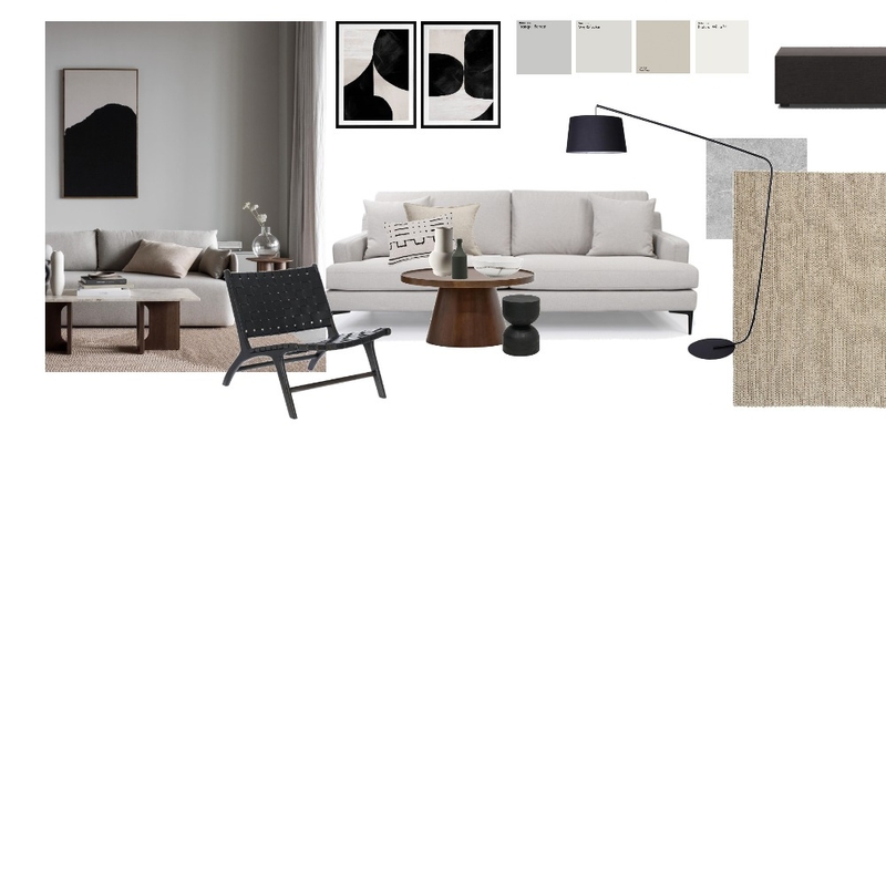 Mod 3 - Contemporary Living Room Mood Board by Aelea Atelier on Style Sourcebook