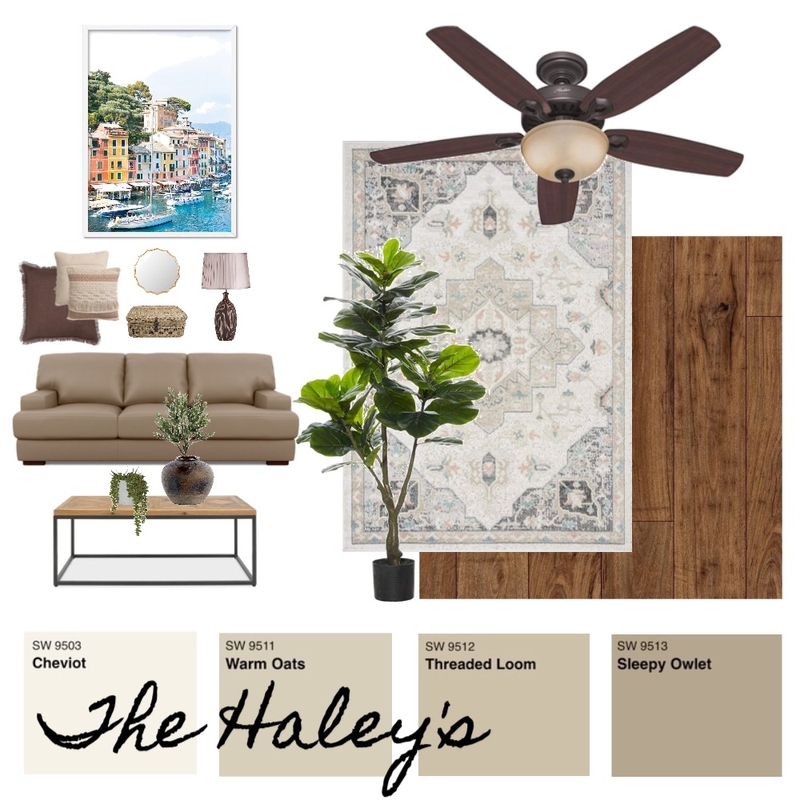 The Haley's Paint Project Mood Board by Haven Home Styling on Style Sourcebook