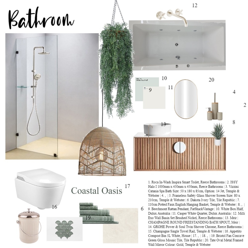 Bathroom Mood Board by delsamra on Style Sourcebook