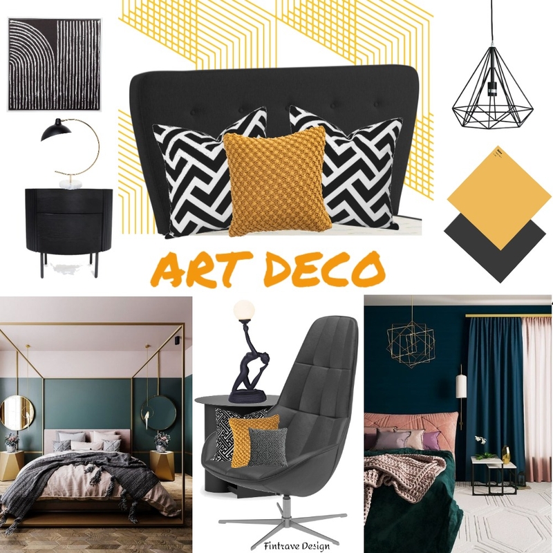 Art Deco Mood Board by yacine on Style Sourcebook