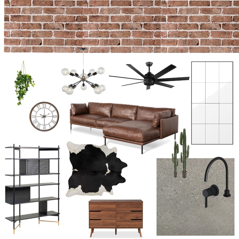 Industrial Style Mood Board Mood Board by Nikshodgson Interior Designs on Style Sourcebook