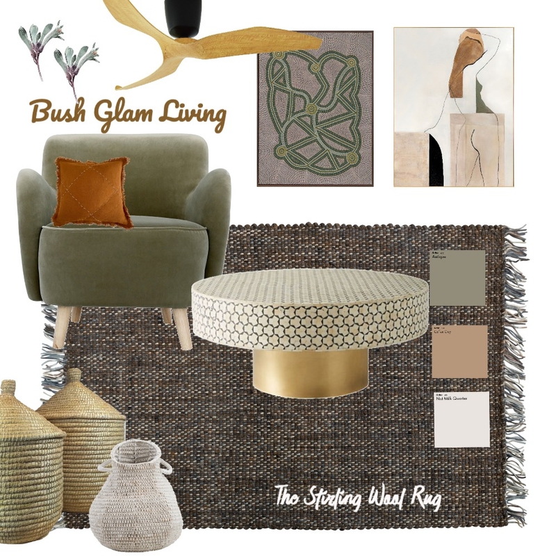 Blush Gam Living Room Mood Board by Ohhappyhome on Style Sourcebook