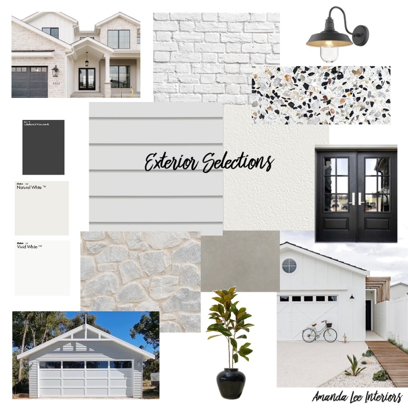 Exterior Selections Mood Board by Amanda Lee Interiors on Style Sourcebook