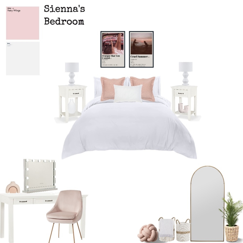 Sienna's bedroom Mood Board by cypress on Style Sourcebook
