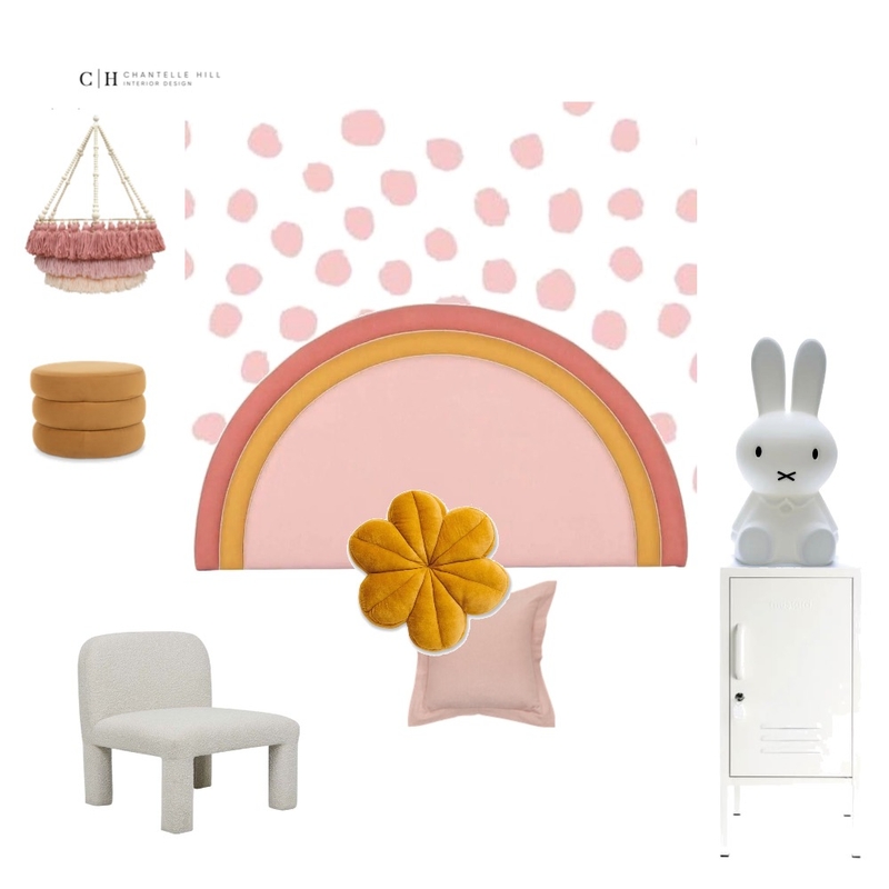 Chloe's Bedroom Mood Board by Chantelle Hill Interiors on Style Sourcebook