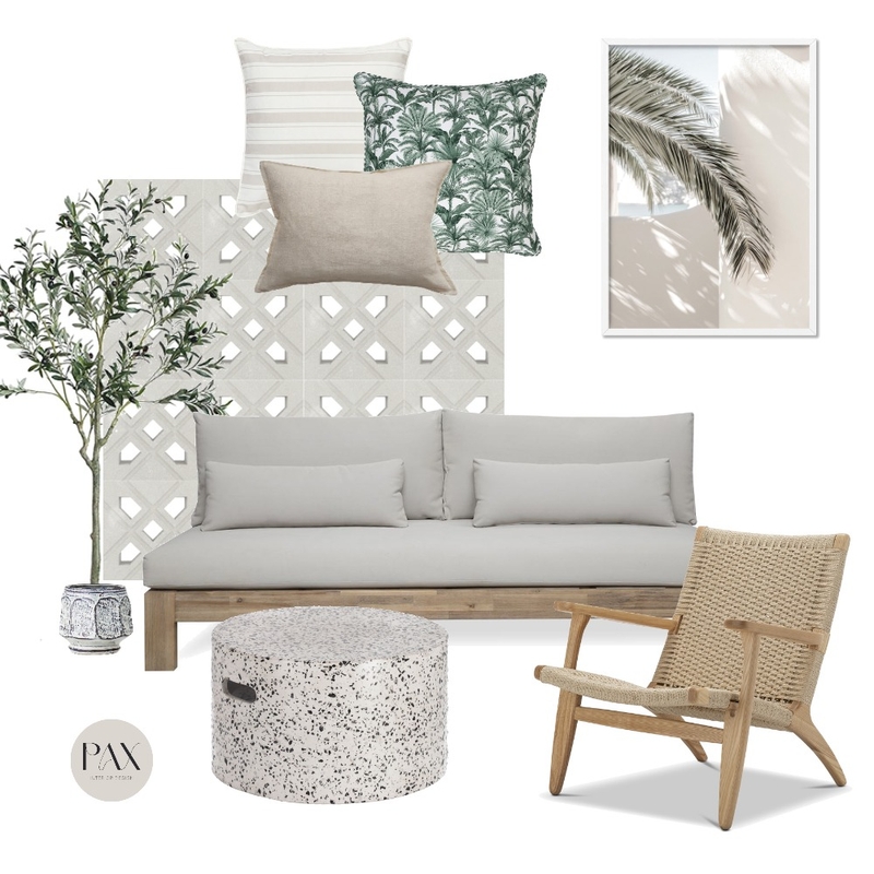 Exterior Neutral & Tropical Vibe Mood Board by PAX Interior Design on Style Sourcebook
