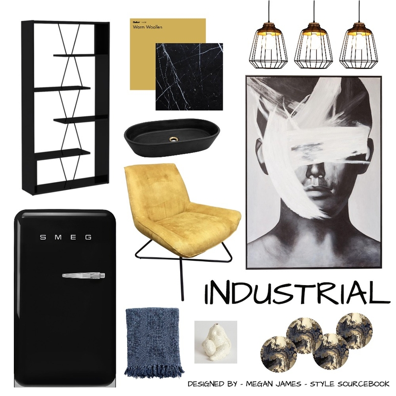 Industrial Mood Board by MeganJames94 on Style Sourcebook