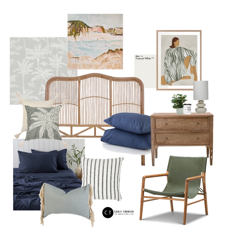 Bedroom Analogous Mood Board by Carly Thorsen Interior Design on Style Sourcebook
