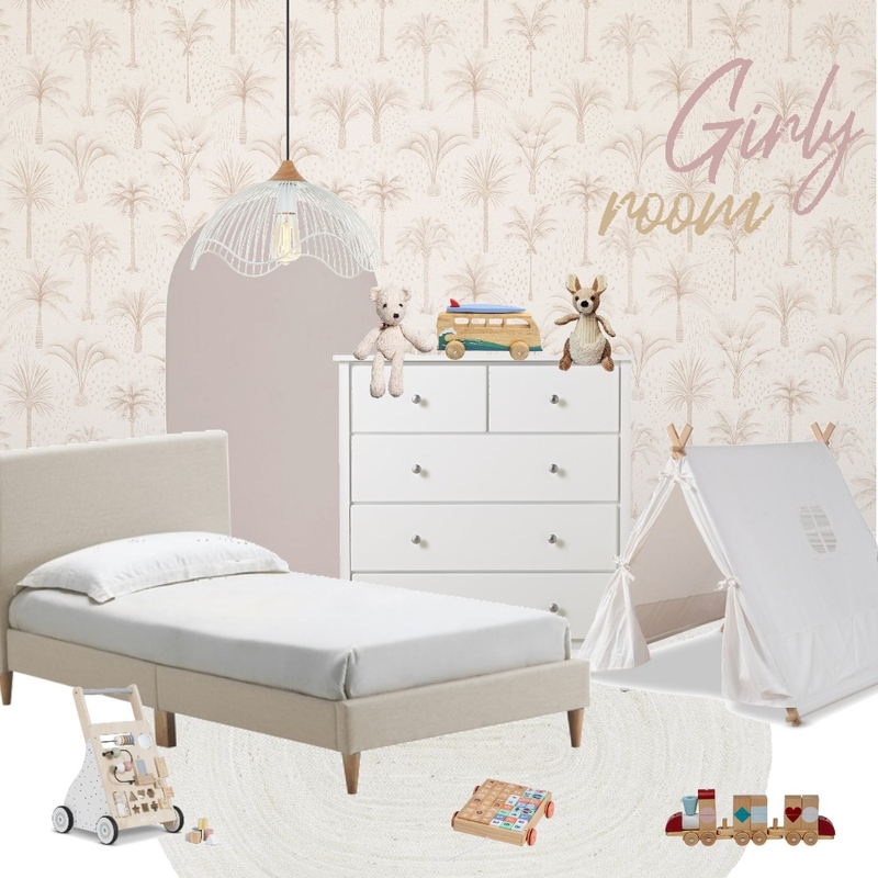 Girl's bedroom Mood Board by lesvidou on Style Sourcebook