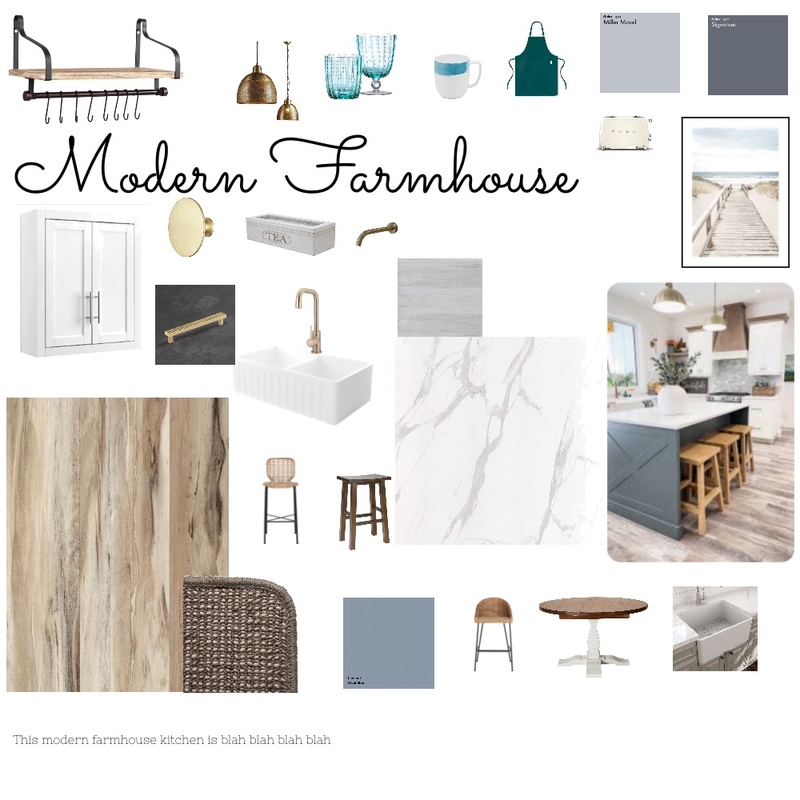 Modern Farmhouse Kitchen Mood Board by Meesh5828 on Style Sourcebook