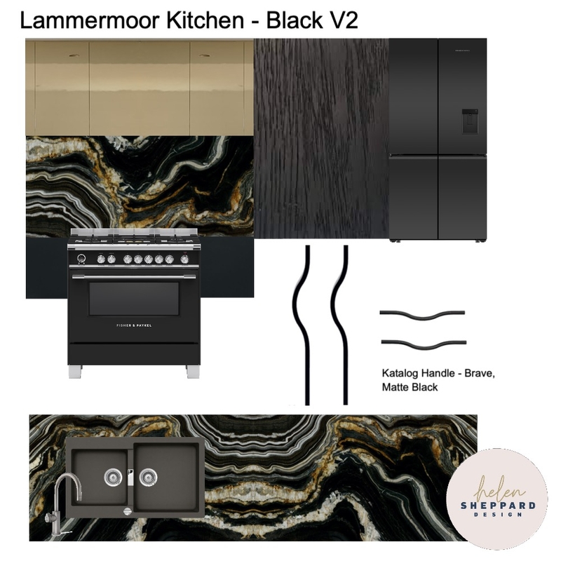 Lammermoor Kitchen - Black V2 Mood Board by Helen Sheppard on Style Sourcebook
