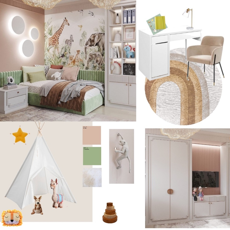 kid bedroom Mood Board by Maria Giannouli Designs on Style Sourcebook