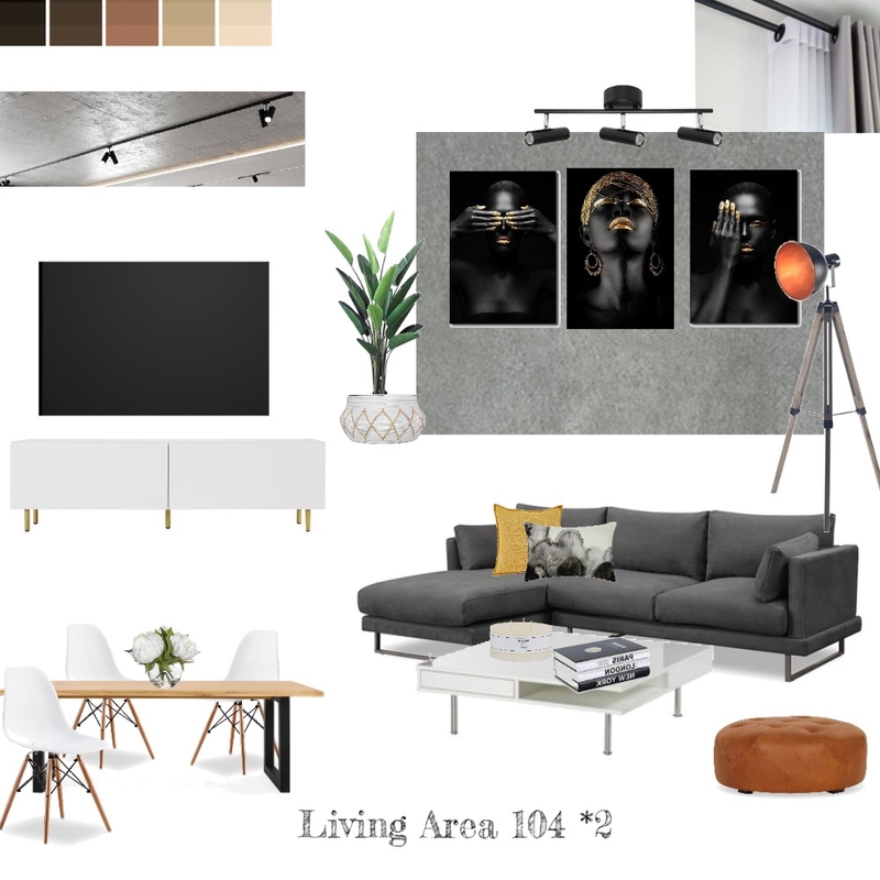 African Godess Living area 2 Mood Board by KAVIAR ARCHITECTURAL STUDIO on Style Sourcebook