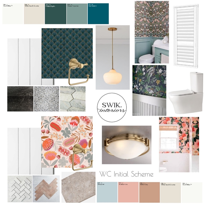 Watlen WC Initial Scheme Mood Board by Libby Edwards Interiors on Style Sourcebook