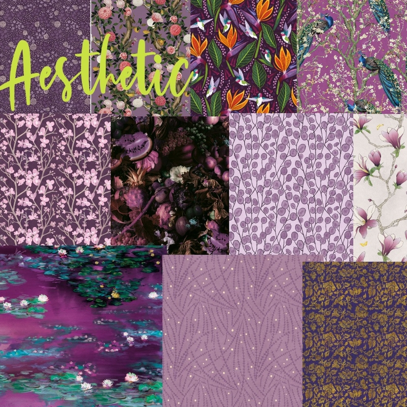 Aesthetic purple Mood Board by Aesthetic Designer on Style Sourcebook