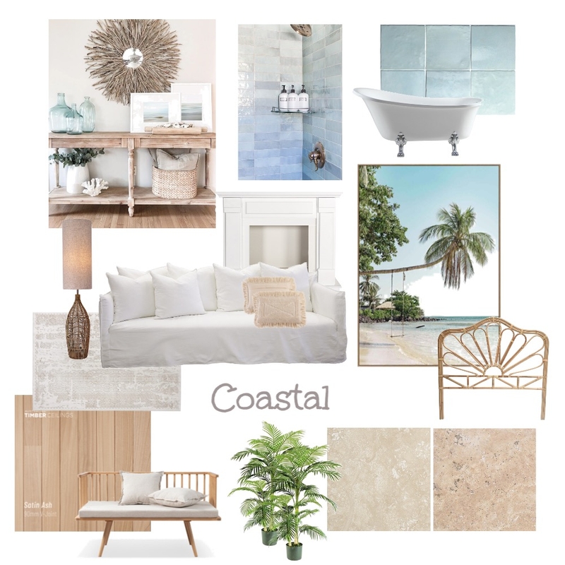 Coastal Mood Board by astclare on Style Sourcebook