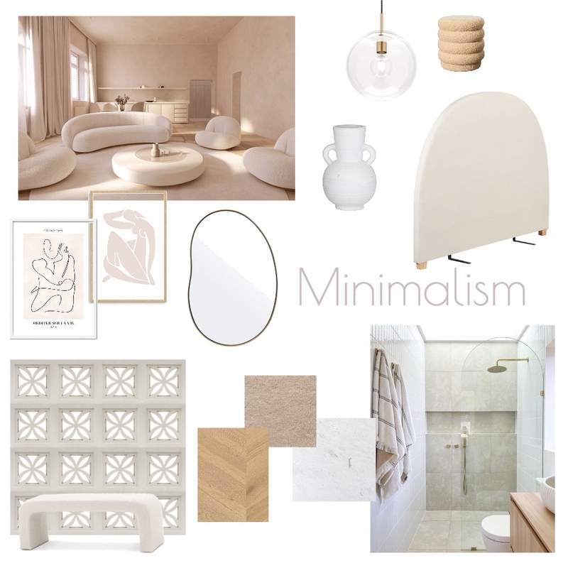 Med. Minimalism Mood Board by astclare on Style Sourcebook