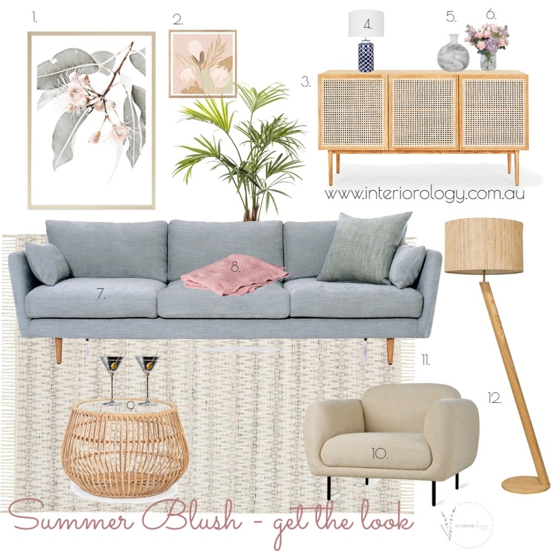 Summer Blush 2023 Mood Board by interiorology on Style Sourcebook