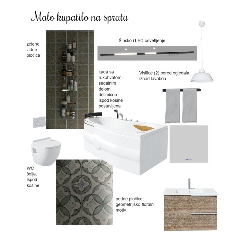 Malo kupatilo - potkrovlje Mood Board by Fragola on Style Sourcebook