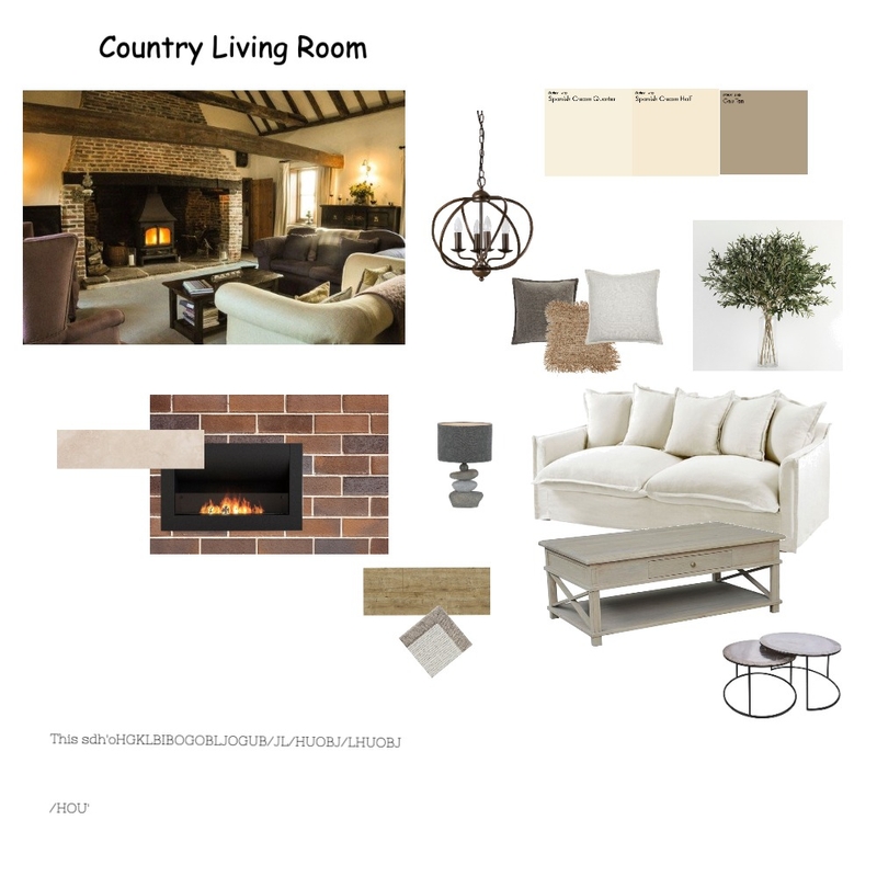 Country Living Room 3 Mood Board by anjac on Style Sourcebook