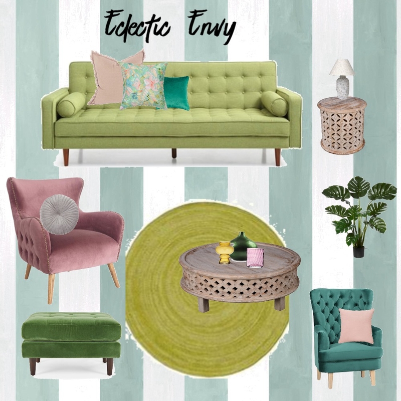 Eclectic Envy Mood Board by Mz Scarlett Interiors on Style Sourcebook