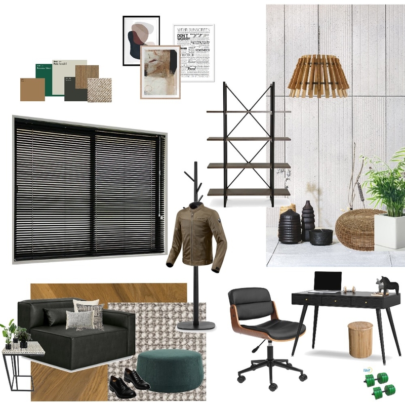חדר עבודה Mood Board by ora dan on Style Sourcebook