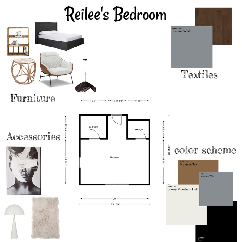 Reilee's Bedroom Mood Board by fight_master05 on Style Sourcebook