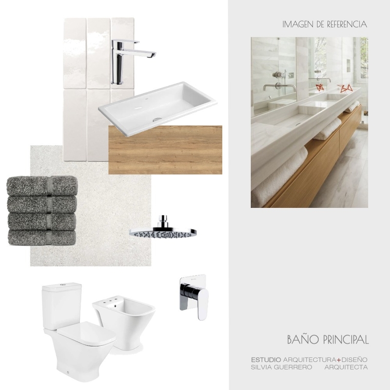 Baño Principal Mood Board by silvia guerrero on Style Sourcebook