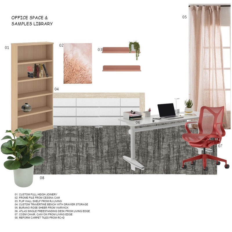 OFFICE SPACE AND SMAPLES LIBRARY Mood Board by paulamorales.1409@gmail.com on Style Sourcebook