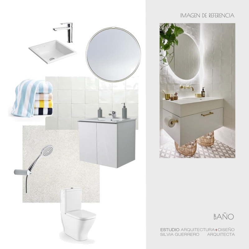 Baño Mood Board by silvia guerrero on Style Sourcebook
