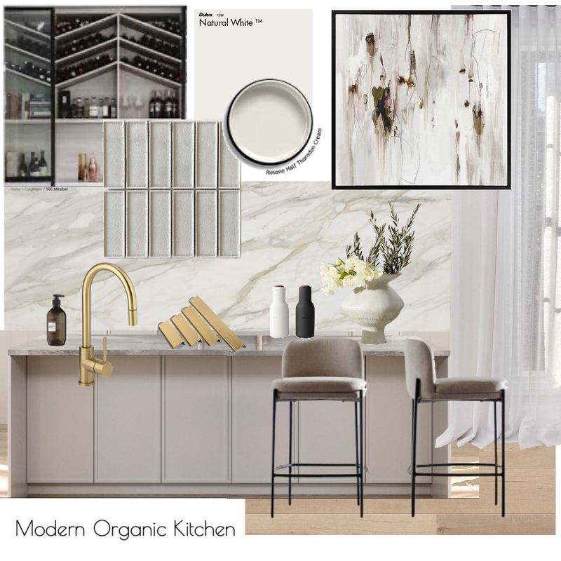 Modern Organic Kitchen Mood Board by Mood Collective Australia on Style Sourcebook