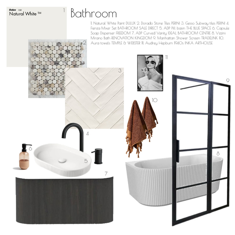 Bathroom Mood Board by Abode Collective on Style Sourcebook