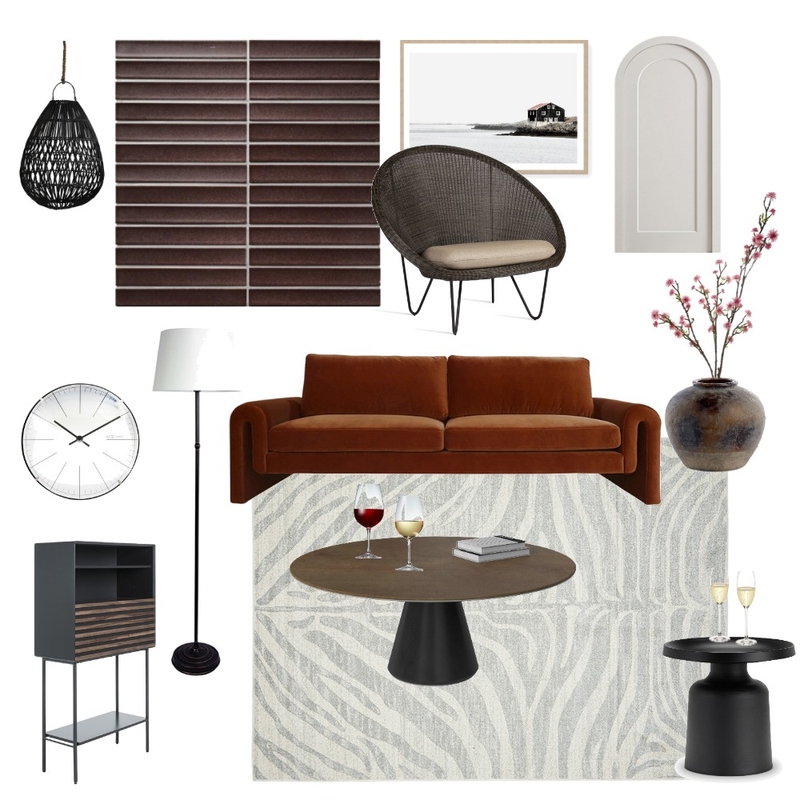 Chrome Savannah Natural Mood Board by Rug Culture on Style Sourcebook