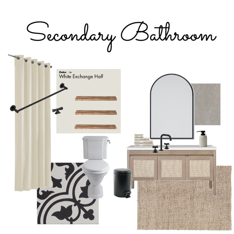 Secondary Bathroom Mood Board Mood Board by Brownab28 on Style Sourcebook