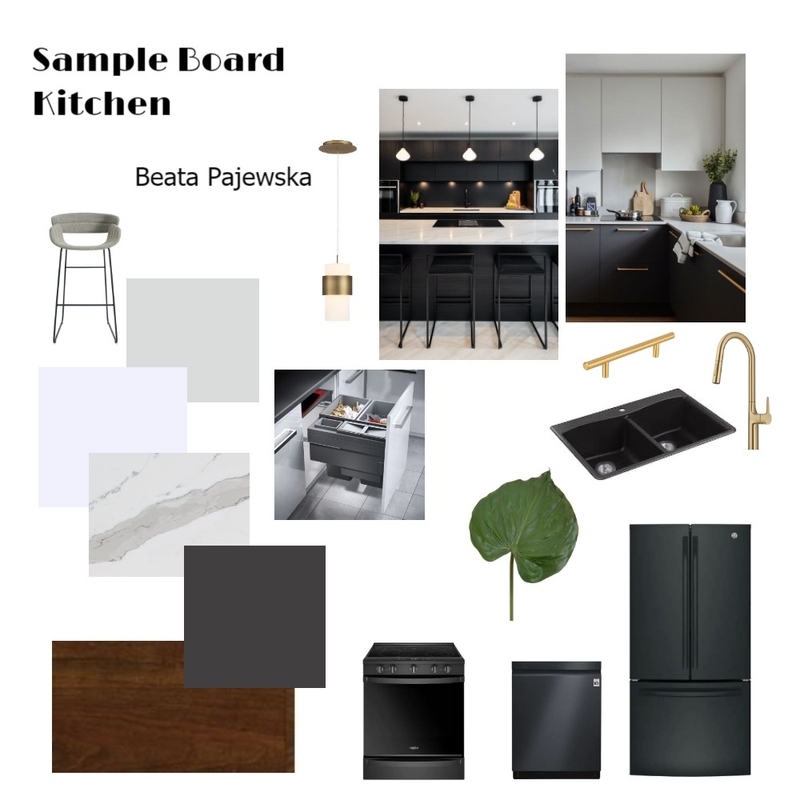 Sample Board Kitchen Mood Board by Beata Pajewska on Style Sourcebook