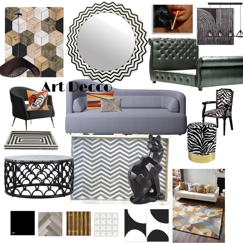 Art Decco Mood Board by Tammy on Style Sourcebook