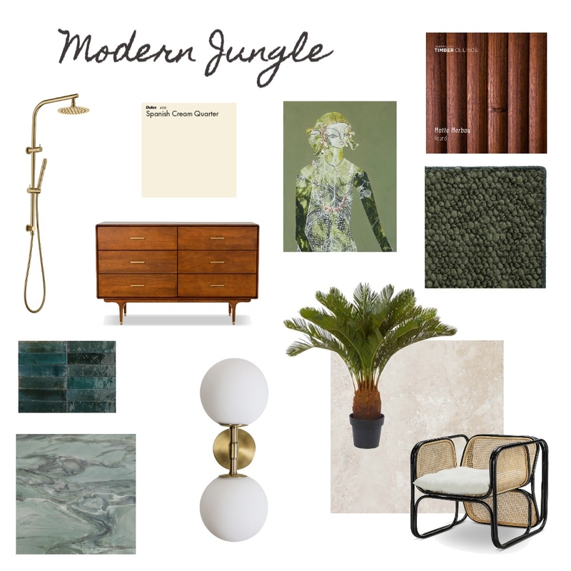 Modern Jungle Mood Board by CarolineB83 on Style Sourcebook