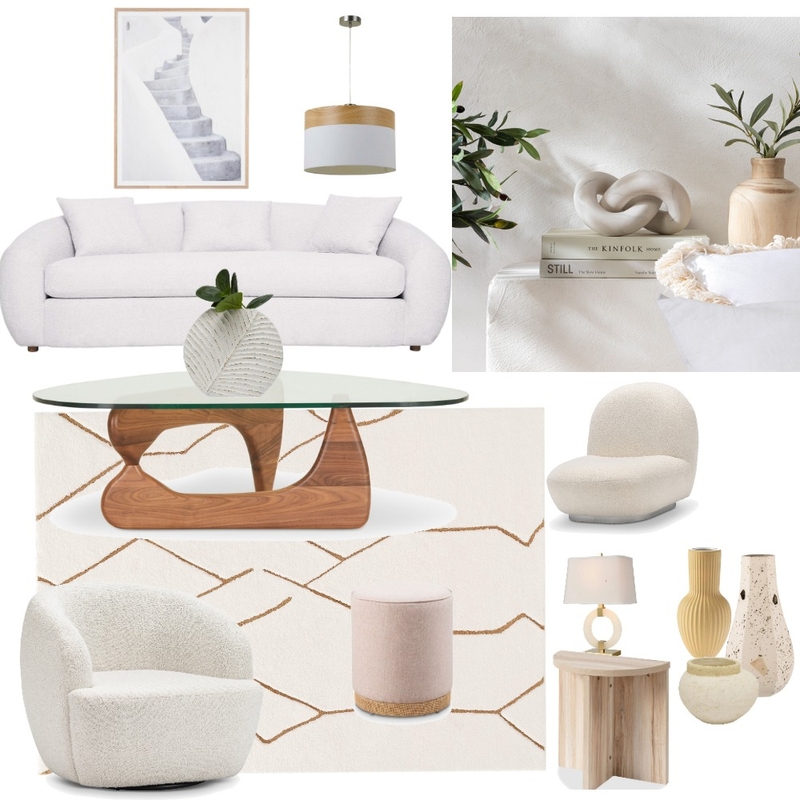 Organic Modern Style Mood Board by hkginteriordesigns on Style Sourcebook