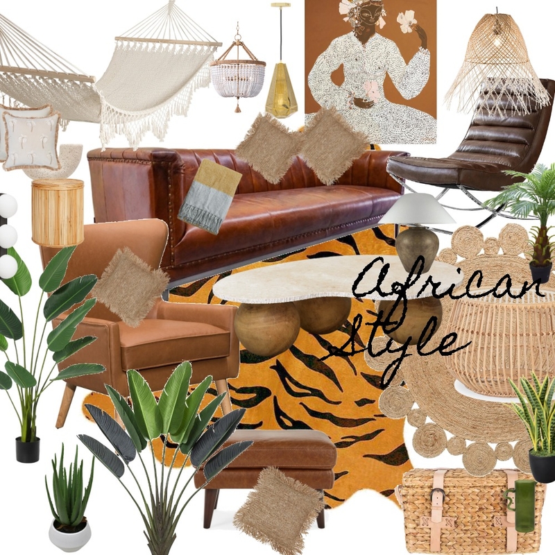 African Style/Bohemiean 2 Mood Board by Tammy on Style Sourcebook