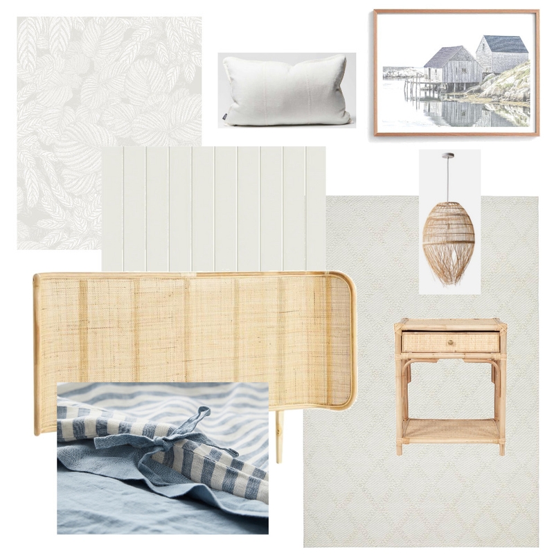 Coastal Bedroom Mood Board by Abode Collective on Style Sourcebook