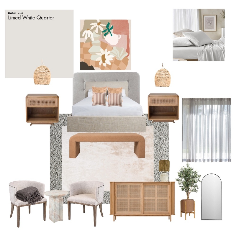 Grey/blush Bedroom Mood Board by Deirdre Murphy on Style Sourcebook