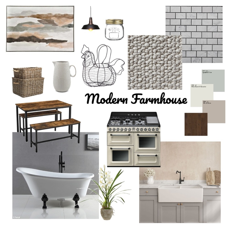 Modern Farmhouse Mood Board by amiesmith on Style Sourcebook